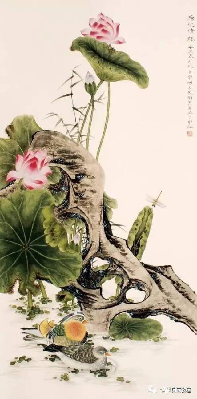 謝月眉   花鳥圖 民国“花鸟圣手”谢月眉的花鸟画欣赏_搜狐网