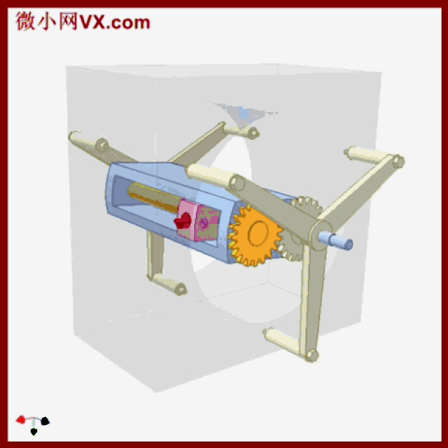50个经典机械结构动图赏析,明白了很多机械原理