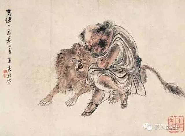 经典欣赏]海上画派著名画家王一亭的人物画_搜狐网
