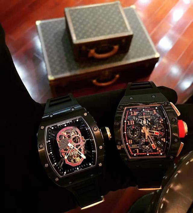 这些理查德米勒骷髅头手表,RM52-01潘玮柏戴