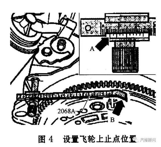 【汽车正时】大众捷达sdi aqm 1. 9l柴油发动机正时校对方法