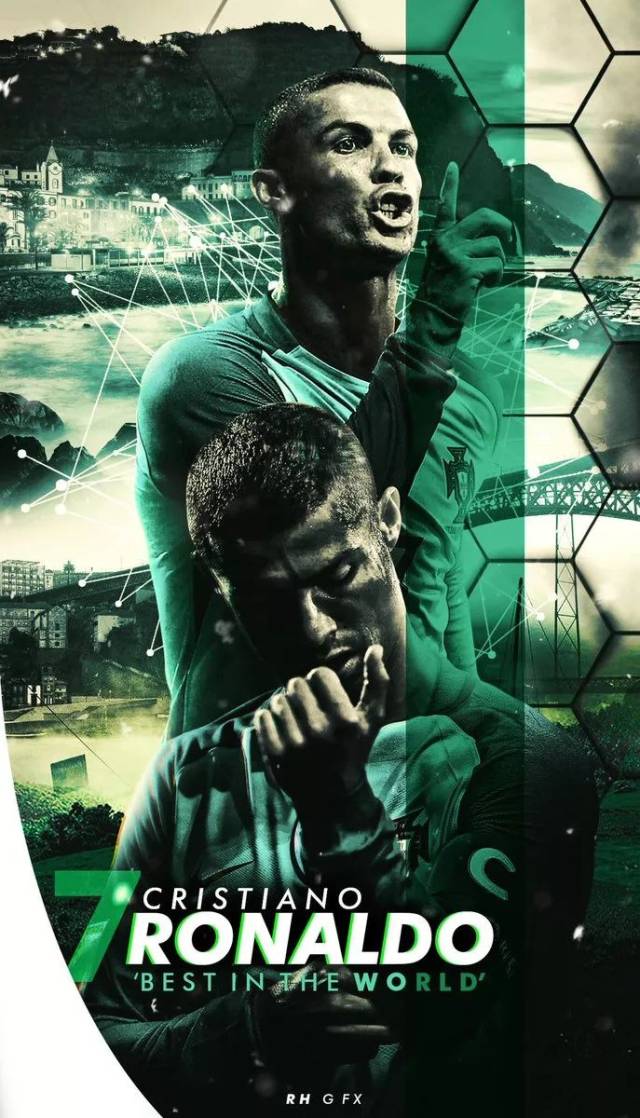 皇马的7号传奇!16张c罗酷炫高清手机锁屏壁纸来袭