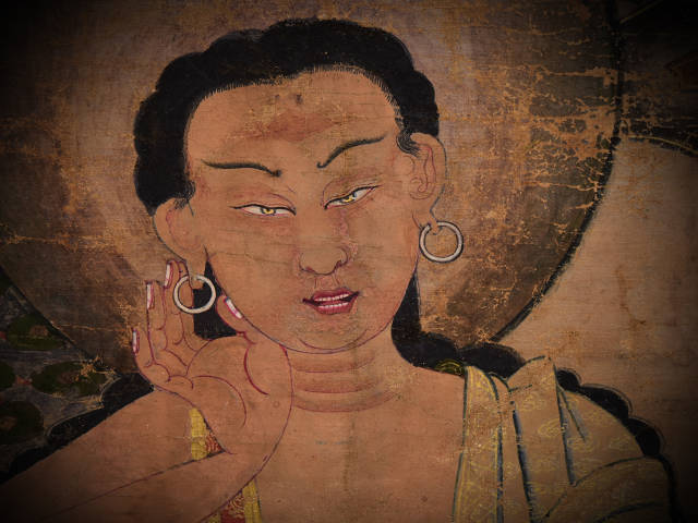 唐卡赏析:噶玛嘎赤画派米拉日巴