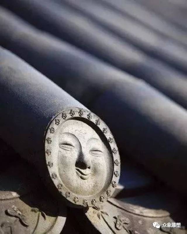 中国骨董品・大明燕王府 古瓦（瓦当・滴水） 屋檐上的艺术——瓦当滴水_搜狐网