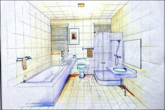 厕所创意绘图图片