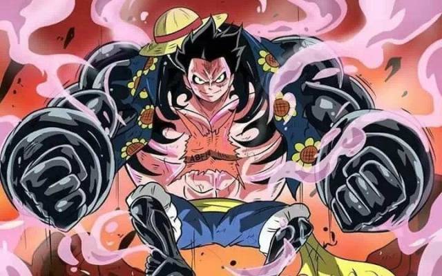 路飞:最初路飞瘦的跟竿子一样,但是现在的招式越来越浮夸了,而且本事