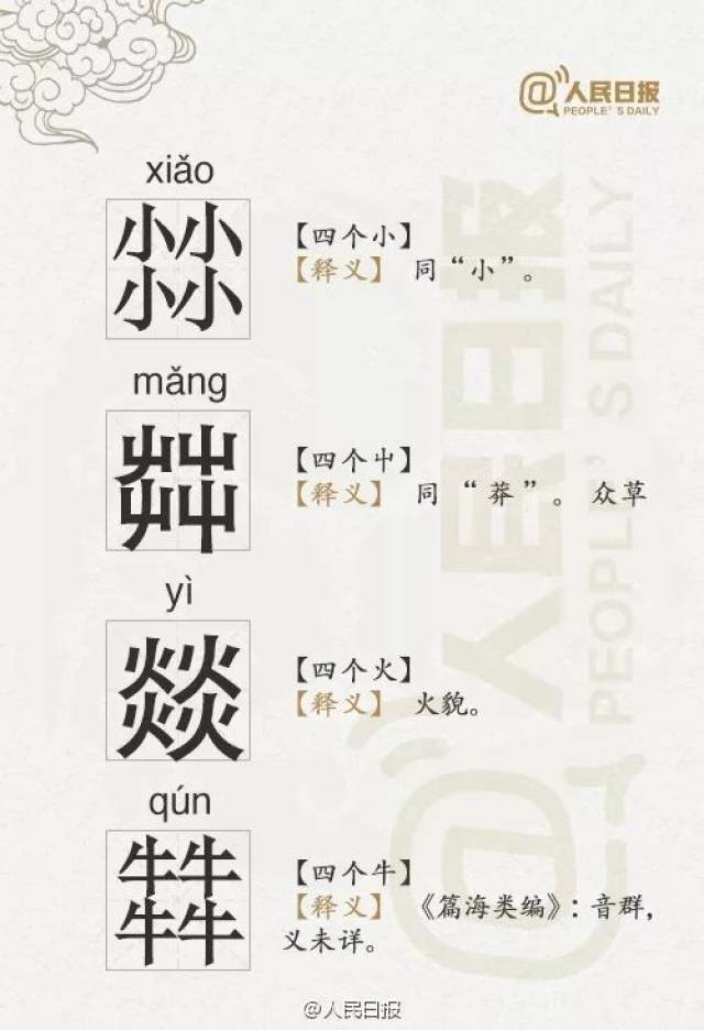 会计人的语文学的怎么样?这些有趣的四叠字,你能认识几个?_搜狐网