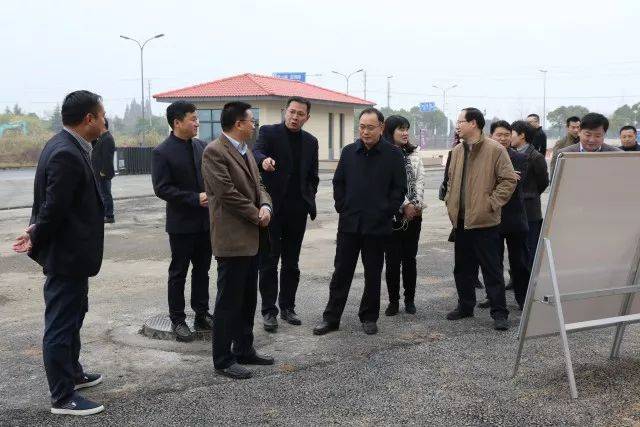 国土资源局许明局长率省厅和市局相关处室领导,在高淳区甘晓辉副区长