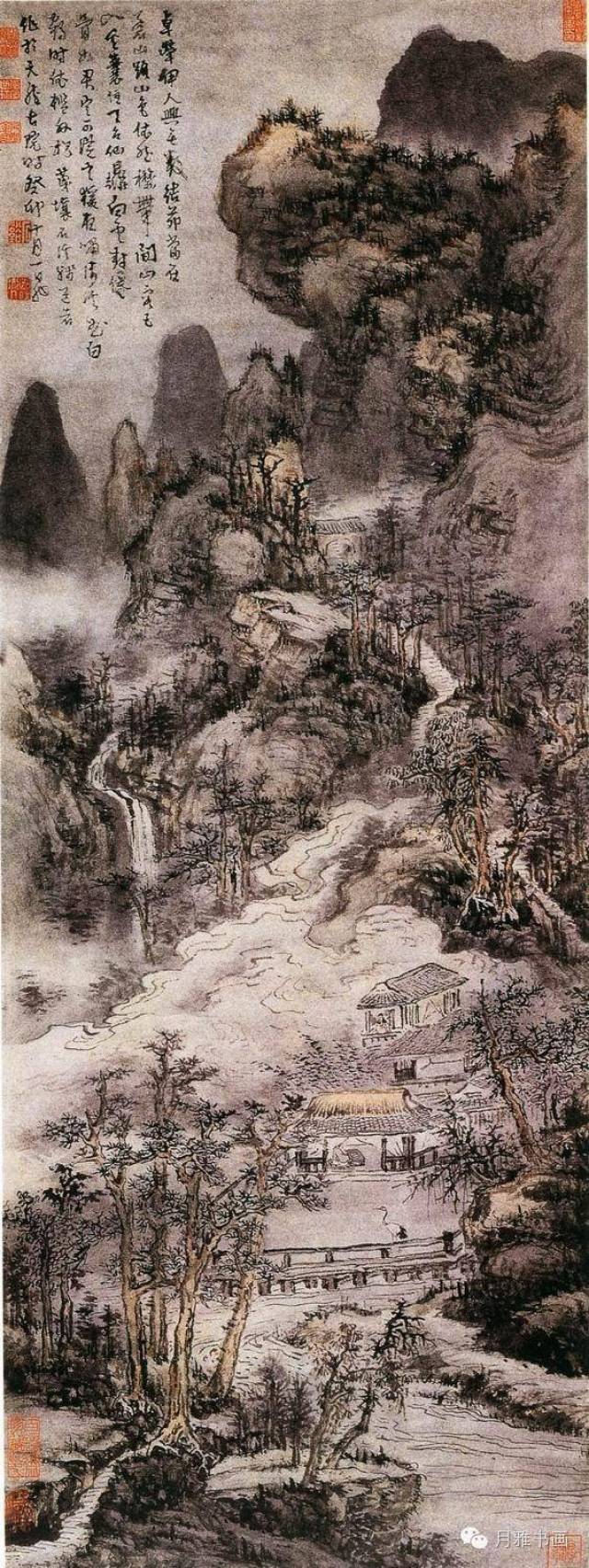看古人经典的山水画法_搜狐网