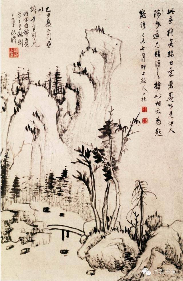 看古人经典的山水画法_搜狐网