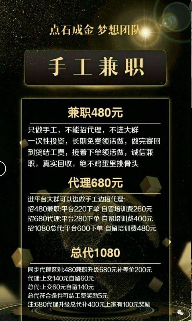 【火爆】全国正规外发手工活招代理兼职真实发货回收
