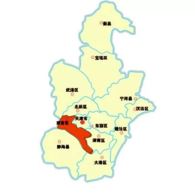 天津西青区各镇地图图片