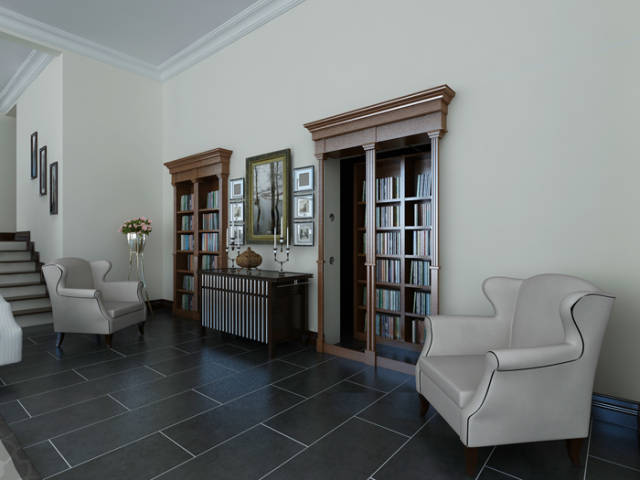 别墅密室金库之隐形门