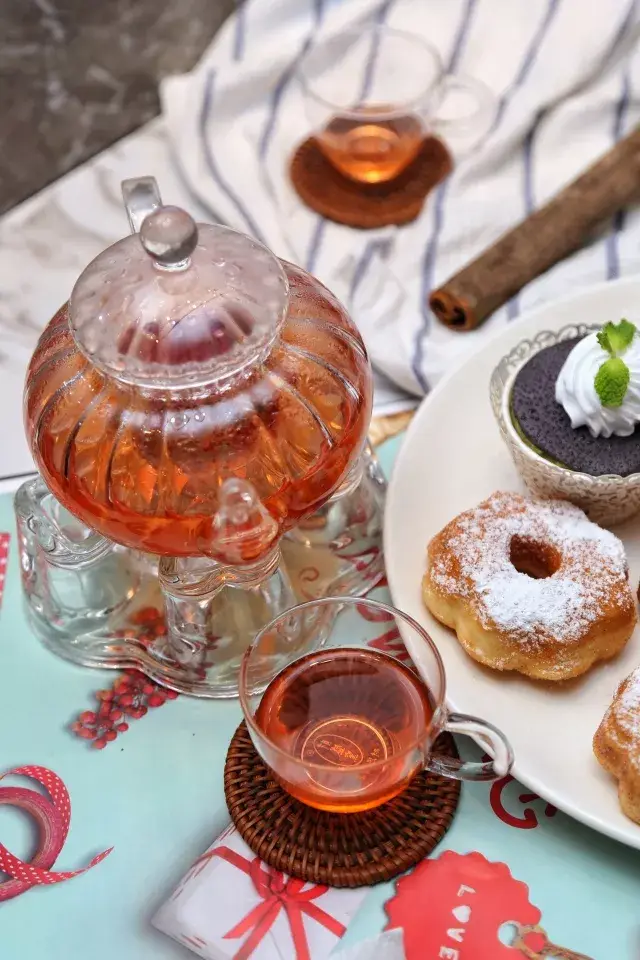 玫瑰花果茶 rose scented tea