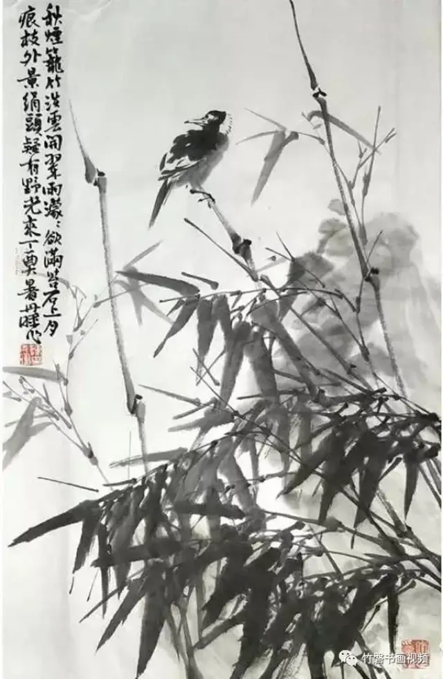 陈丹晖墨竹作品赏析