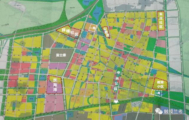 特别关注兰考县城总体规划20162030简介五大社区分析