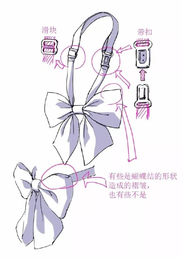 【绘画教程】toshi老师教你如何绘制制服蝴蝶结(干货)