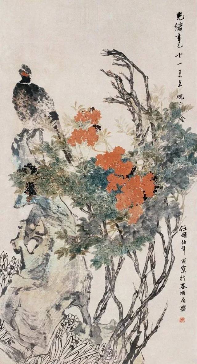 任伯年花鸟画作品赏析(图文摘自《任伯年全集》)