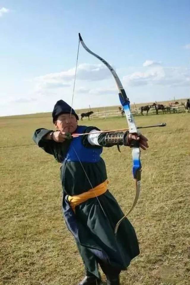 蒙古式射箭指法图片