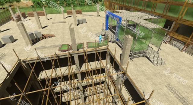 vr设备采用了虚拟仿真的技术,可以把在工地工作时的场景完整的还原