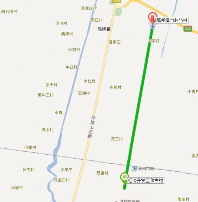 青州市东夏镇地图图片