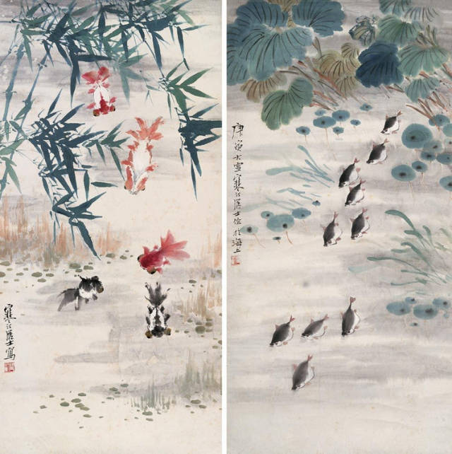 朱文侯,钱瘦铁,潘天寿,蔡 铣张书旂,江寒汀,白 蕉,来楚生,张大壮
