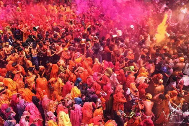 印度洒红节2021图片
