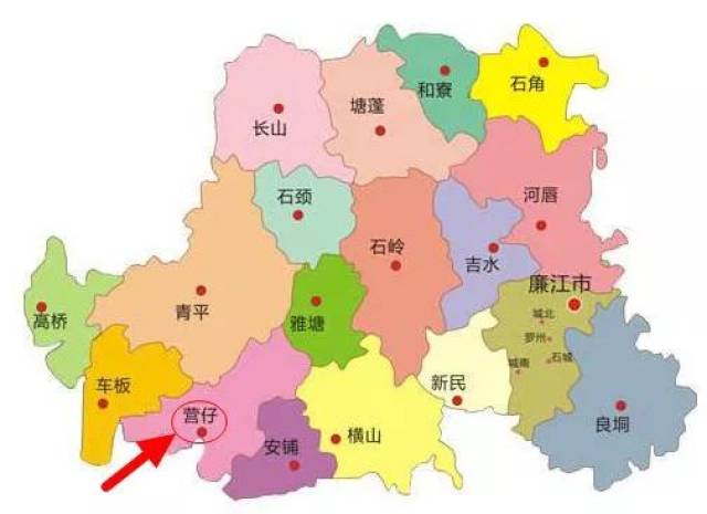 廉江市各镇地图图片