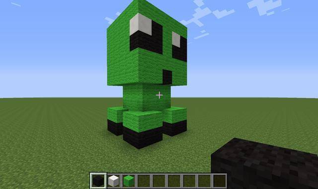 教你在我的世界里简单制作出几个超萌的小塑像