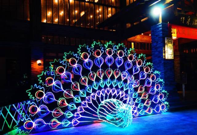 凤凰河梦幻灯光节,1000万盏霓虹灯穿透最美夜空!