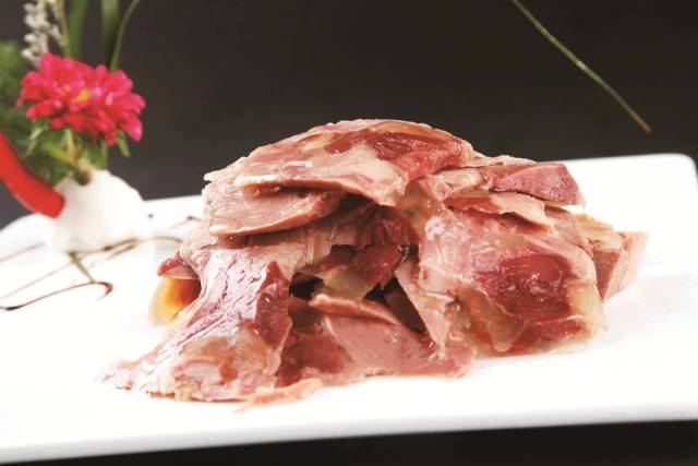 香汁鹿肉 茄子拌蒜