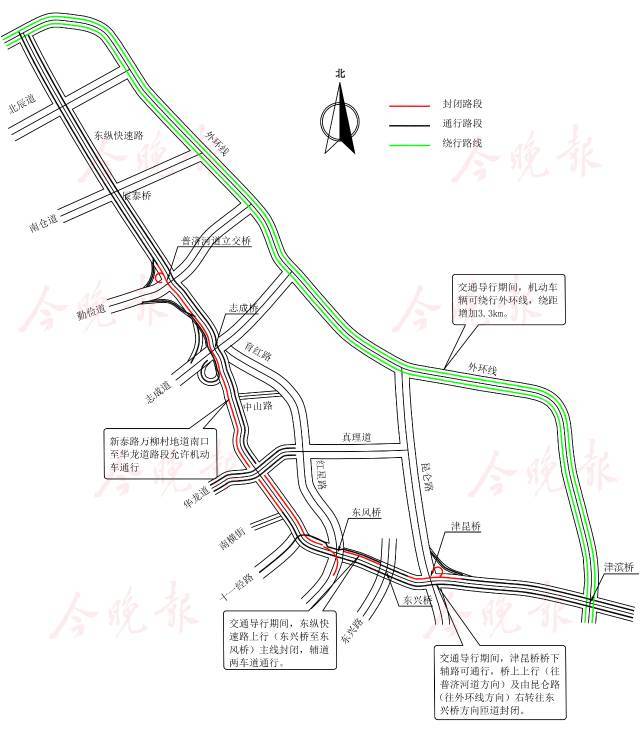 天津市快速路线路图图片