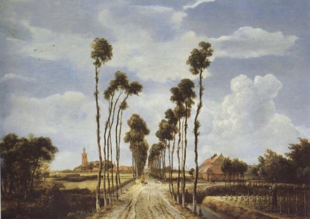 西方艺术介绍——荷兰风景画家梅因德尔特·霍贝玛_手机搜狐网
