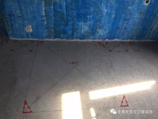 看工地学装修精品工地暖心工程3d放线