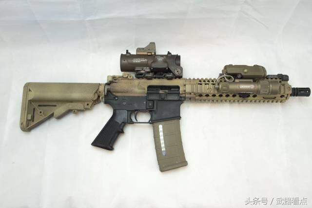 mk18步枪换上ddl护木了,令国内ar迷羡慕妒忌恨的藏品