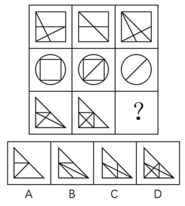2018国家公务员考试图形推理真题解析