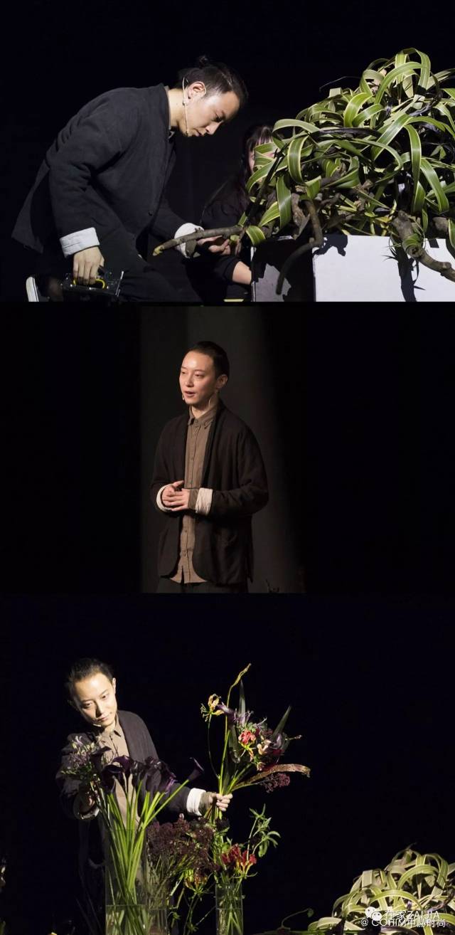 第一位登场的中国花艺师是二十一花艺工作室创始人,徐飞.