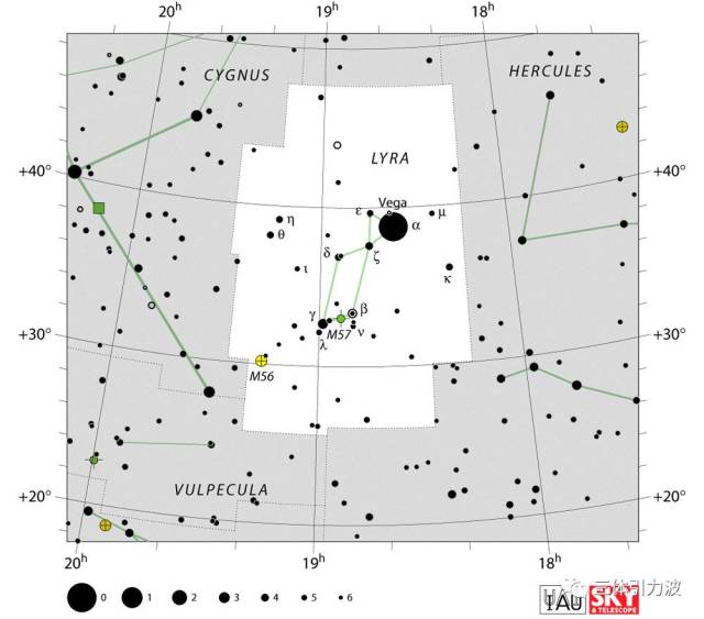 天琴座的位置图片