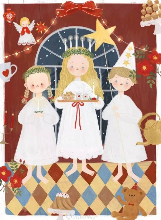 海尔森 心节日 | 驱赶黑暗,迎接光明:瑞典传统露西亚节,看看国外的"