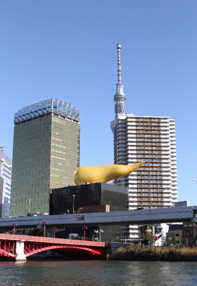 引人注目!日本浅草"金大便"雕塑重出江湖