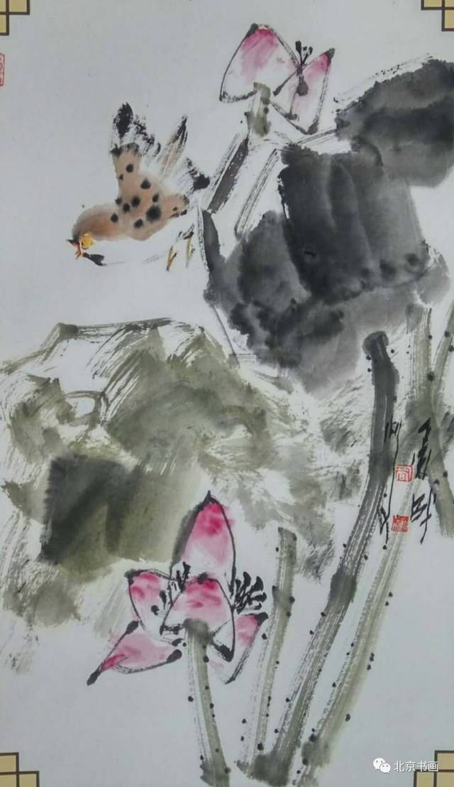 北京书画】第806期中国当代著名花鸟画家管墨成先生作品_搜狐网