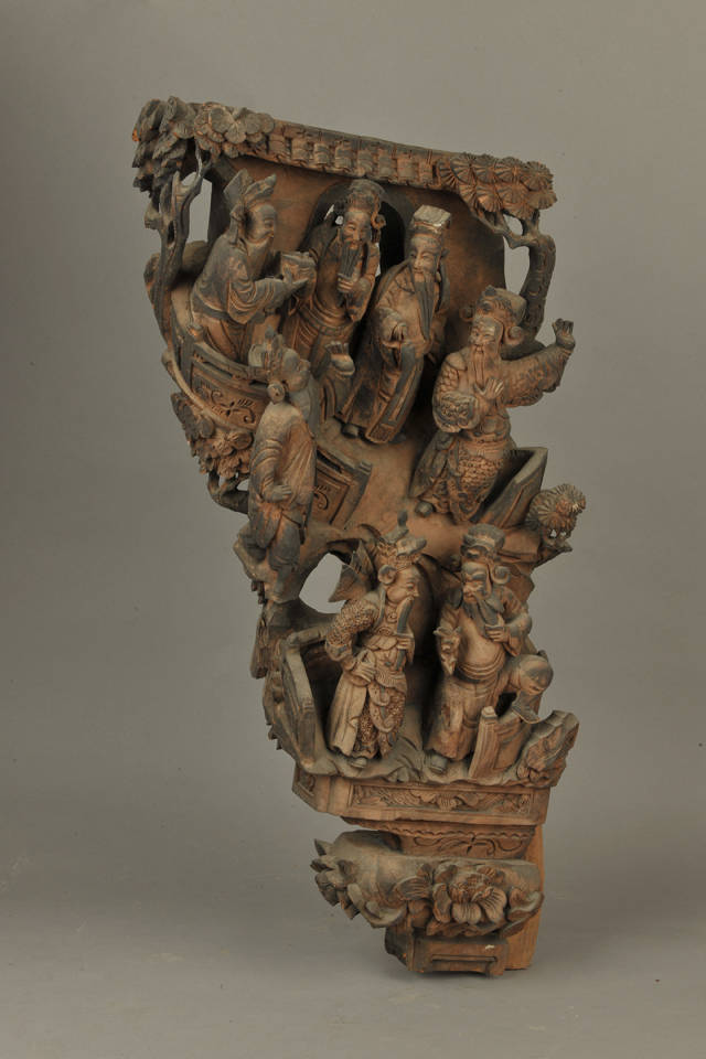 园博馆展览丨走进"神工意匠——徽州古建筑雕刻艺术展"之木雕