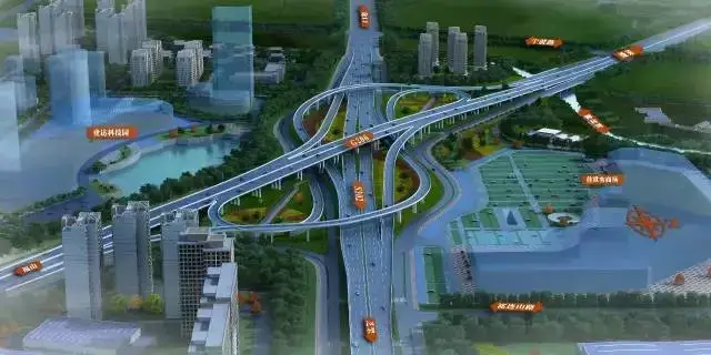 烟台红旗路高架桥设计图片