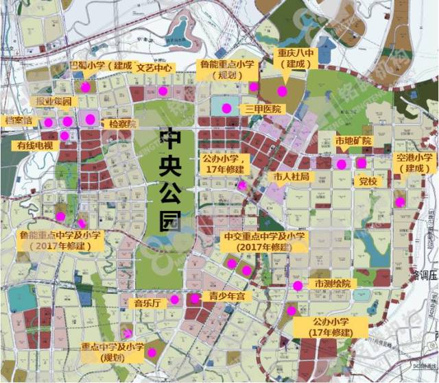渝北中国摩公园规划图图片