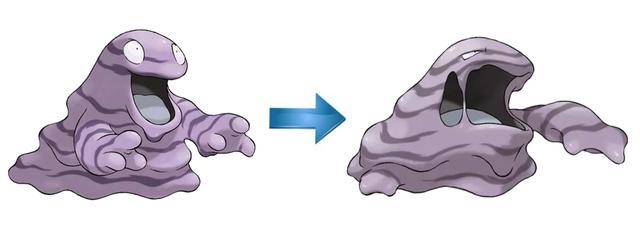 粉色的皮可西,跟进化前的形态大致相同,腮红消失,背部翅膀变大,有人