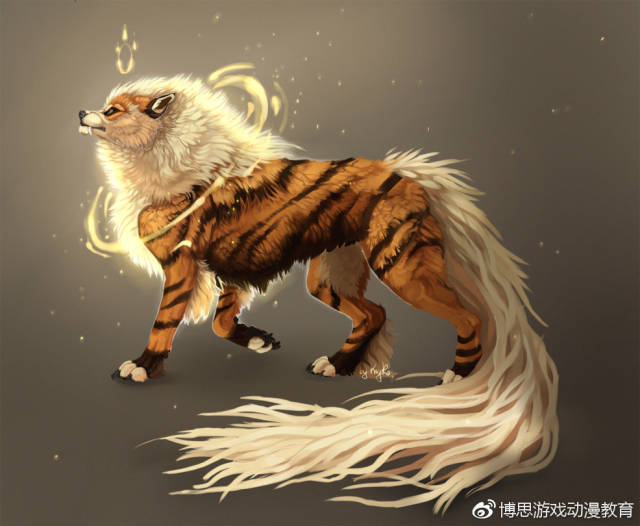 幻想神兽插画欣赏丨bos游戏学校