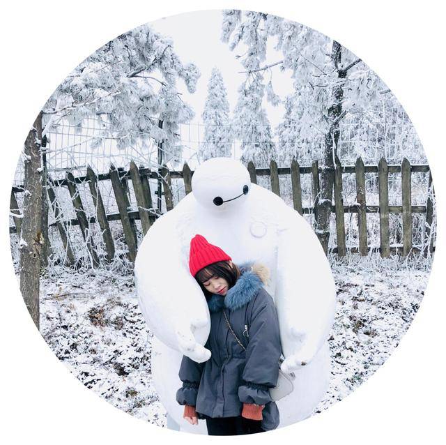 唯美清新小美女 玩雪又美出新高度(图)