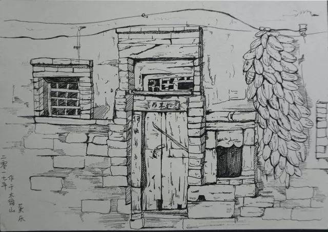 《农舍一角》 高雅月