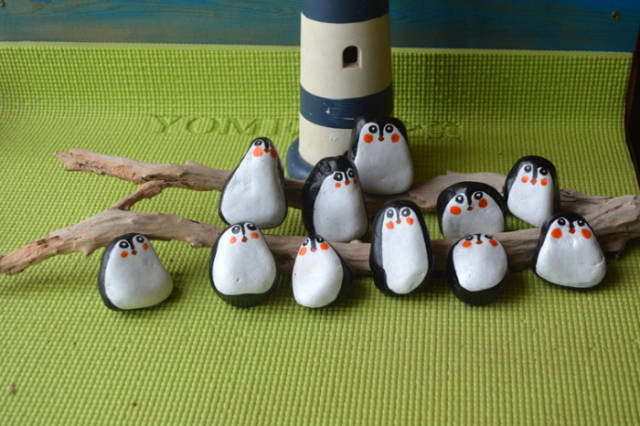 幼儿园石头彩绘作品欣赏,不是一般的美!-师讯网推荐