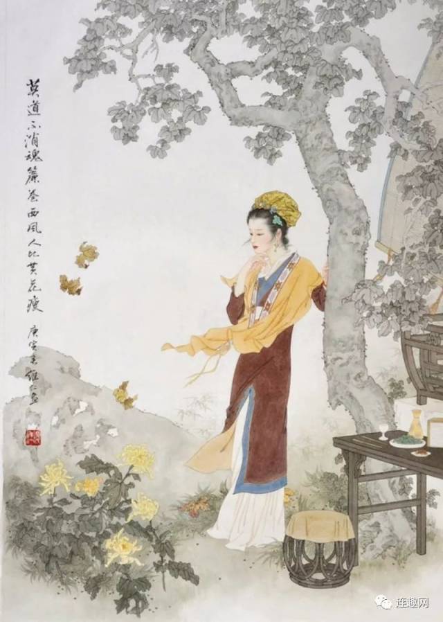 《十八描》第49集著名国画家,连环画家——项维仁和他的工笔重彩仕女